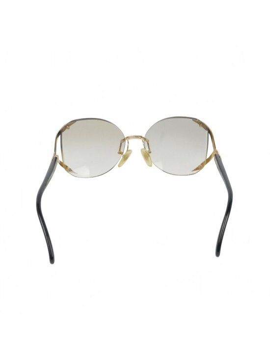 Dior Vintage Rimless Sunglasses Gradient Lens Gold main image 4